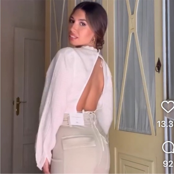 GORGEOUS ZARA NWOT Embroidered Top - Picture 5 of 9